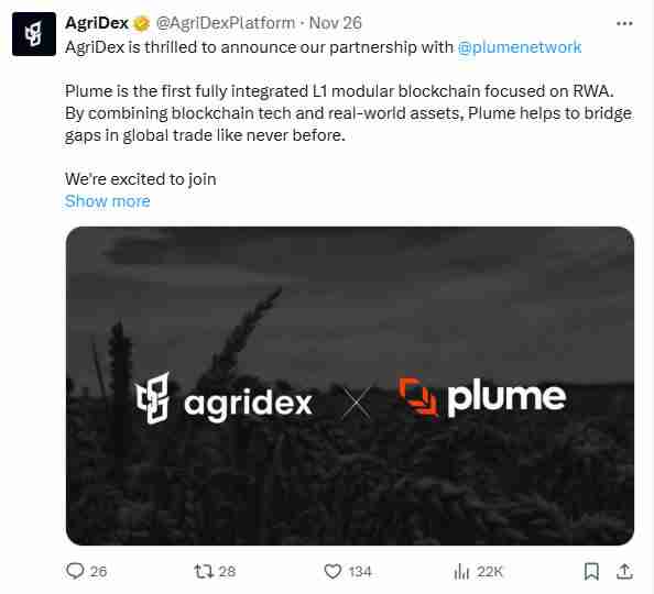 什么是AgriDex？团队、成就、代币经济学和代币分配介绍